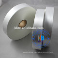 Custom blank 30mm 100% weißes Ripsband mit geschlitztem Polyester-Satinband